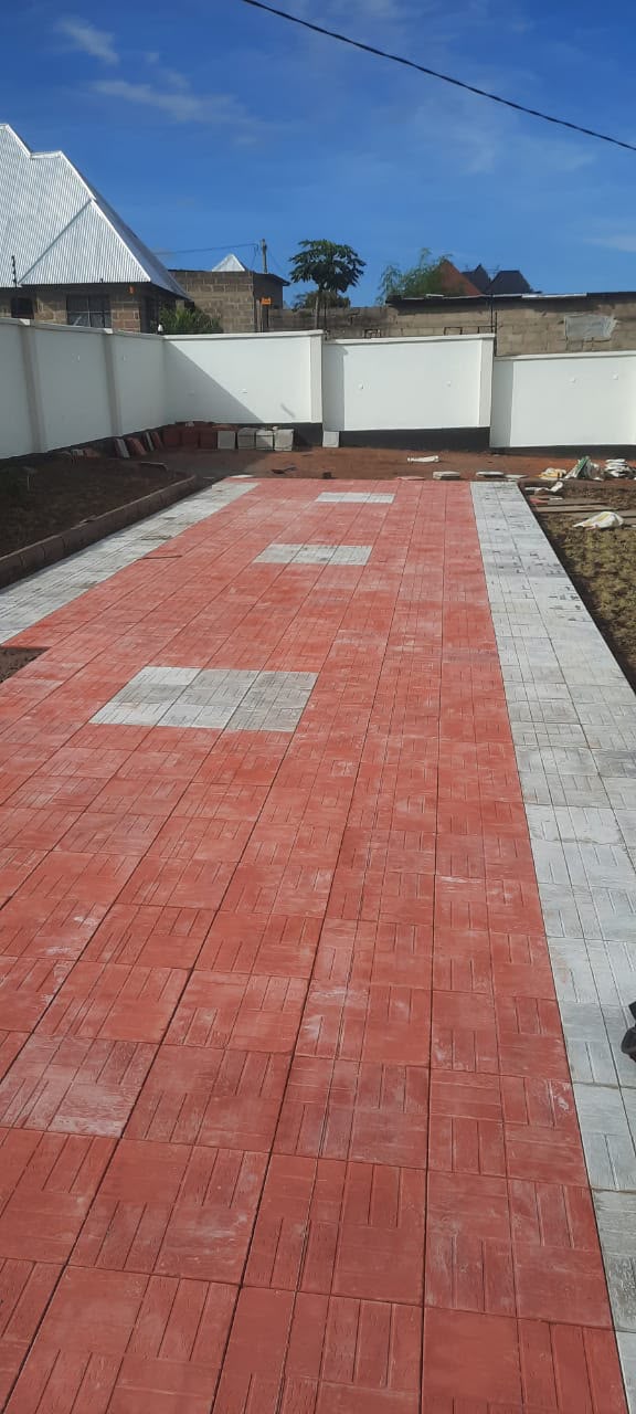 Paved Walkway — Near-Complete Finishing