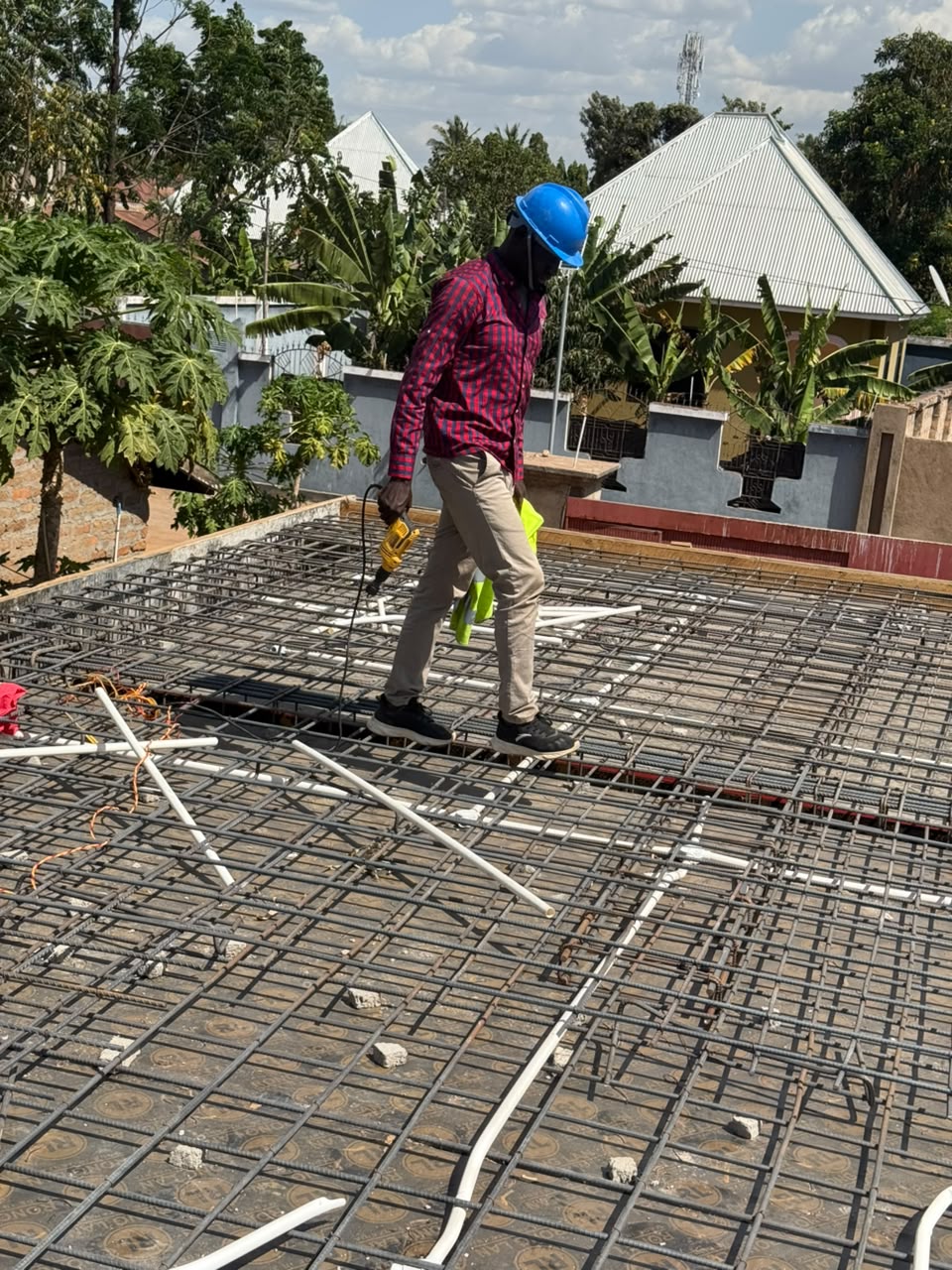 Rooftop Slab Preparation — Residential Build