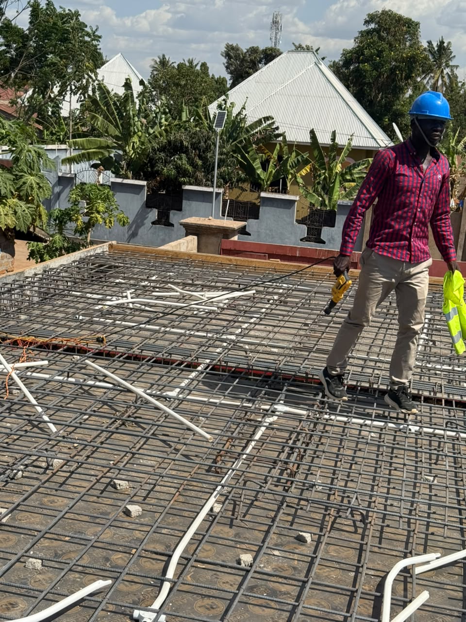 Rooftop Slab Preparation — Residential Build