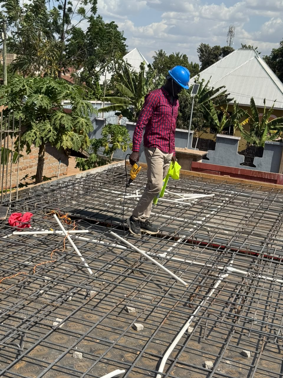 Rooftop Slab Preparation — Residential Build