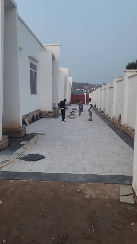 Row-House Terrace Development — Paving Stage