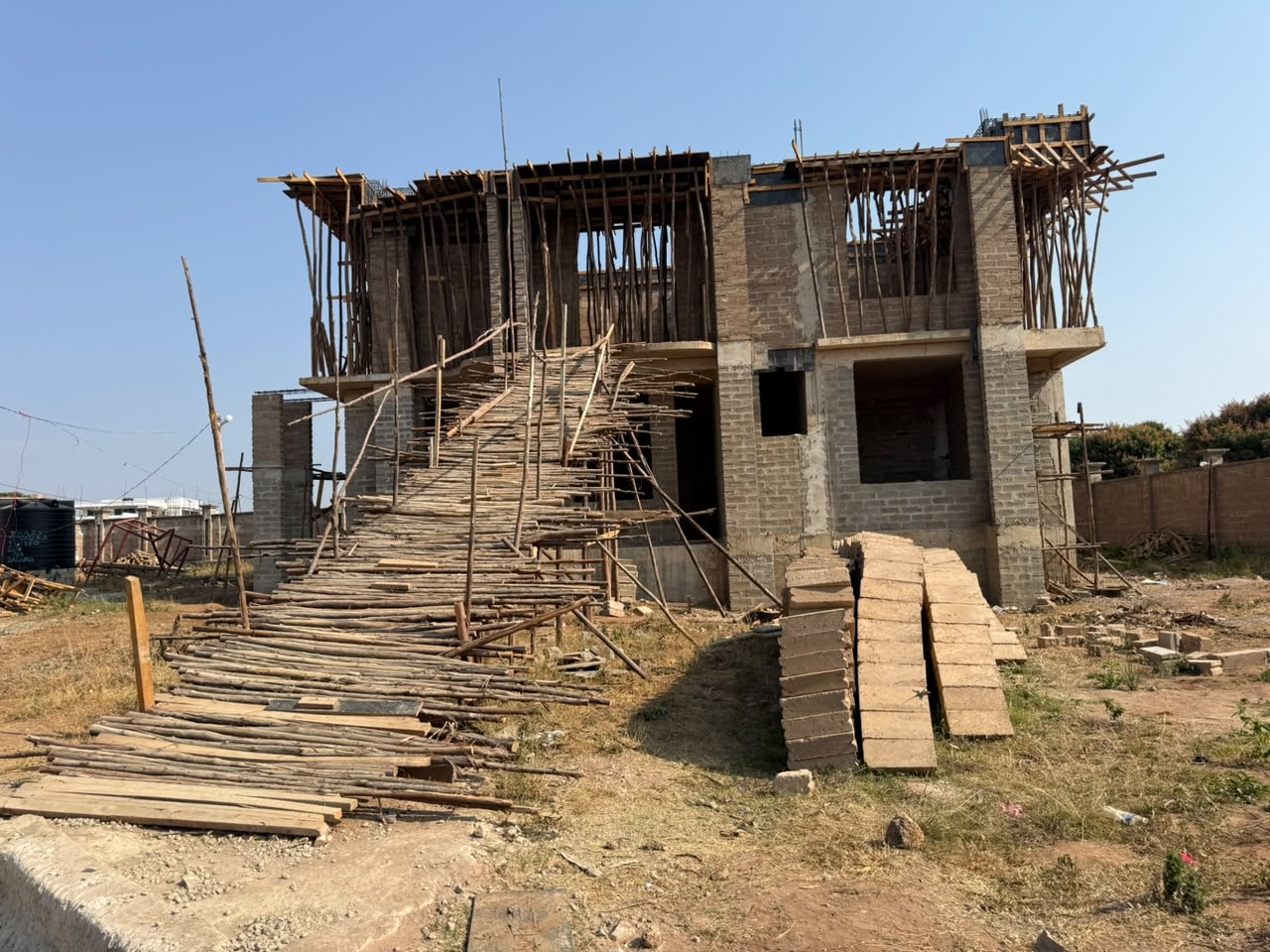 Two-Story Shell — Blockwork Stage
